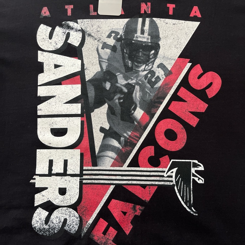 Atlanta Falcons Deion Sanders Graphic T-shirt - Picture 3 of 4